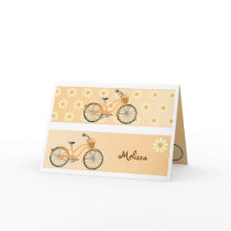 Bookmark Bicycle Greeting Card