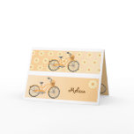 Bookmark Bicycle Greeting Card
