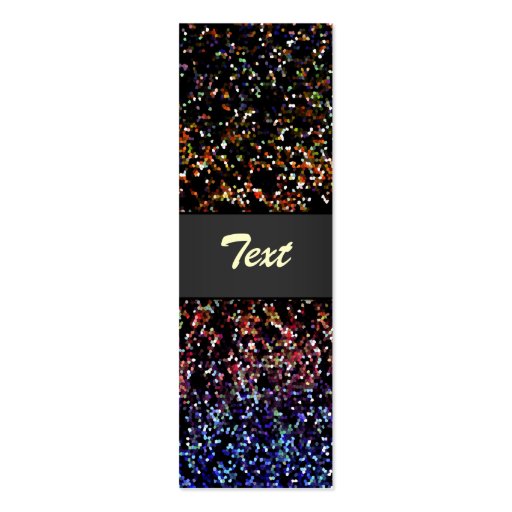 Bookmark Business Card Glitter Graphic Background