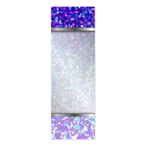 Bookmark Business Card Glitter Graphic Background (back side)