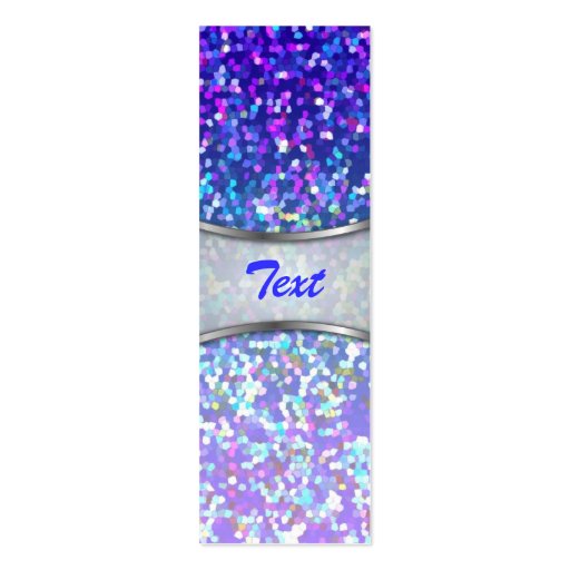 Bookmark Business Card Glitter Graphic Background