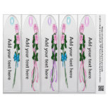 Bookmark Favors for Birthday Party Favors Sweet 16 Flyers