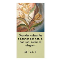 bookmark/marcador custom photo card