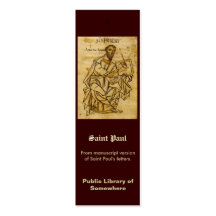 Bookmark - Saint Paul writing Business Card Templates