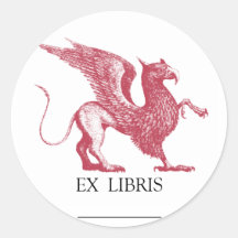 Bookplate de Gryphon Etiquetas