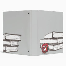 Books + An Apple | Binder | Customizable