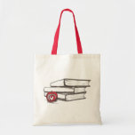 Books + An Apple | Tote Bag | Customizable