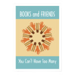 Books and Friends Poster posters