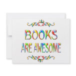 Books are Awesome Personalized Announcement