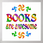 Books are Awesome Poster