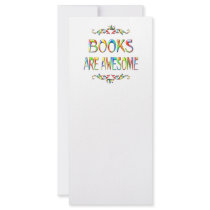 Books are Awesome Custom Rack Card
