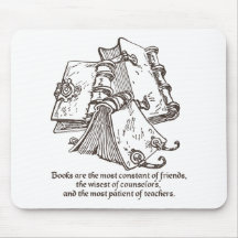 Books are Constant Mouse Pad