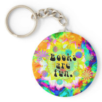 Books Are Fun Keychains