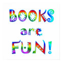 Books are Fun posters by SchoolAids Books are Fun posters