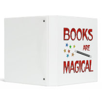 Books are Magical 3 Ring Binder