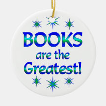 Books are the Greatest Christmas Tree Ornament