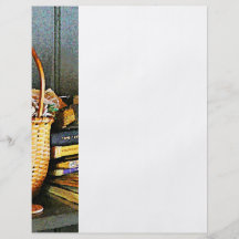 Books, Basket and Quill Flyer Design