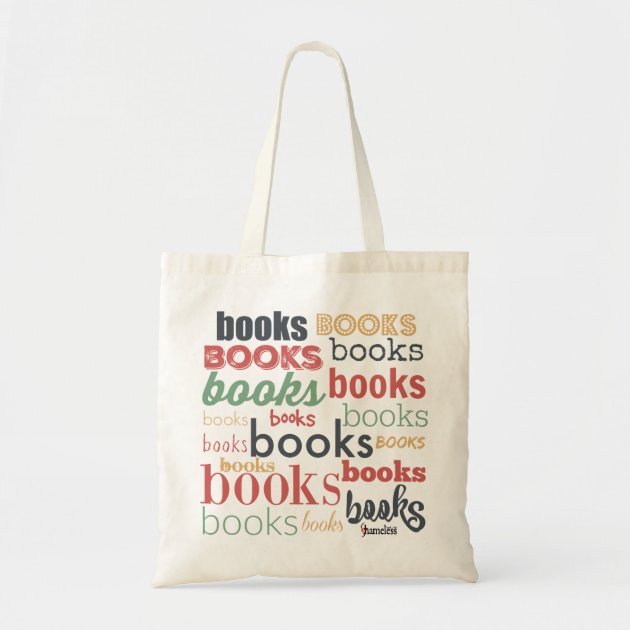 Books Books Books! Budget Tote Bag