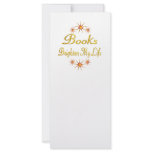 Books Brighten My Life Rack Cards