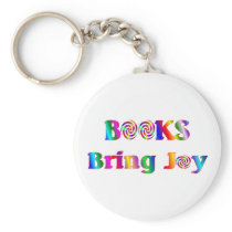 Books Bring Joy Keychain