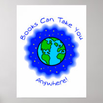 Books Can Take You  Posters -4 sizes,5 paper types