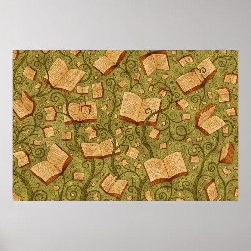 Books (Color 3) Poster