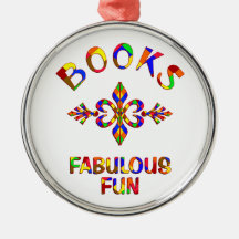 Books Fabulous Fun Ornament