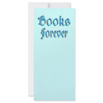 Books Forever rack cards by SchoolAids Books Forever rack cards