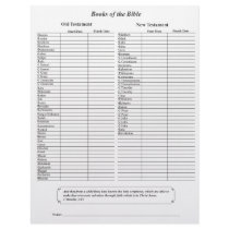 Books of the Bible Page Letterhead Template