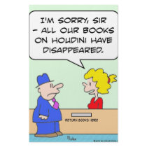 books on houdini library librarian personalized stationery