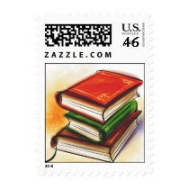 Books Postage Stamp