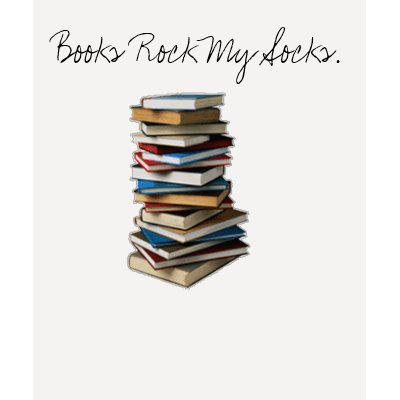 Books Rock My Socks. Tshirt by UniqueMe