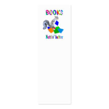 Books Squirrel BOOKMARK Business Card