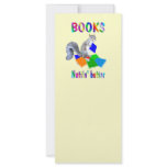 Books Squirrel Rack Card Template