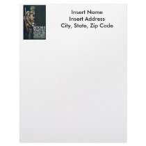 Books Wanted World War II Letterhead Design