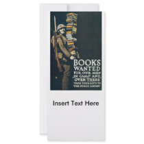 Books Wanted World War II Full Color Rack Card