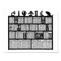 Bookshelf #6 Poster posters