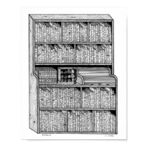 Bookshelf #7 Poster posters