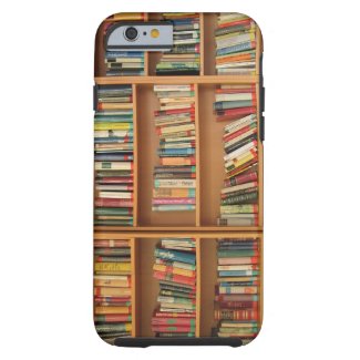 Bookshelf background iPhone 6 case