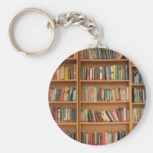 Bookshelf background keychains