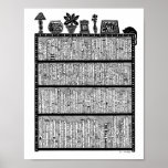 Bookshelf Poster