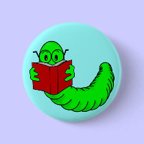 Bookworm Button buttons