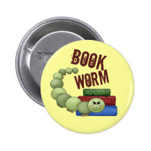 Bookworm Buttons