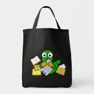 Bookworm eBook Tote Bag (Dark) bag