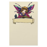 Bookworm Fairy Library Fantasy Art by Hannah Lynn Stationery Paper
