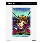 Bookworm Fairy Nook Kindle Tablet iPad iPhone Skin skins