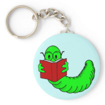 Bookworm  Keychain
