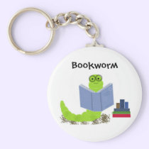 Bookworm keychains