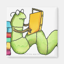 Bookworm Magnet