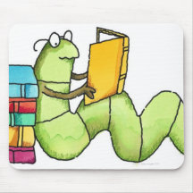Bookworm Mouse Pads